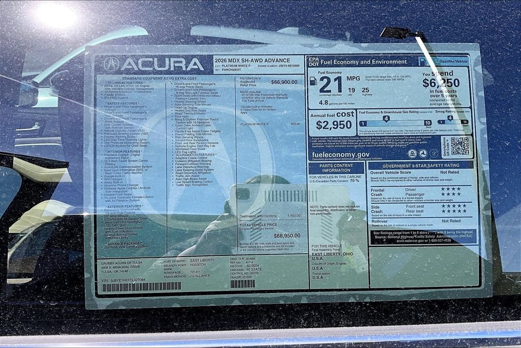 New 2026 Acura MDX w/ Advance Package AWD/4WD image 41