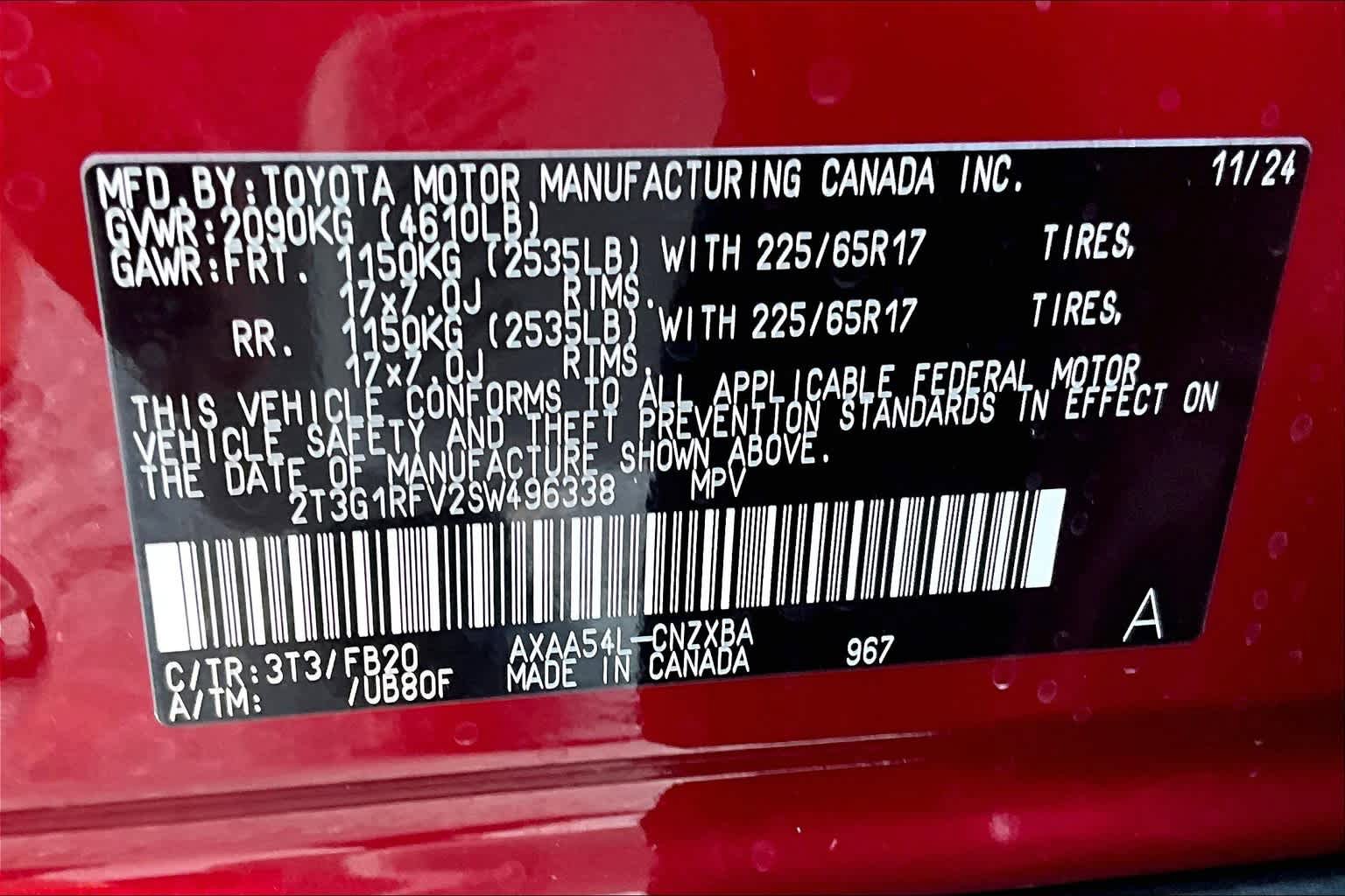 Certified 2025 Toyota RAV4 LE AWD/4WD image 18