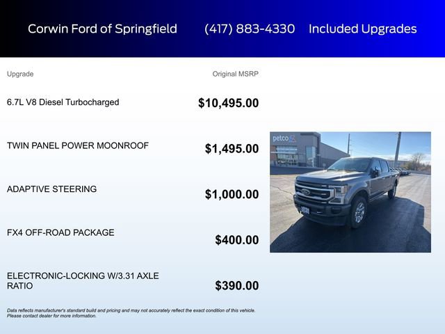 Used 2021 Ford F250 Platinum w/ FX4 Off-Road Package image 5