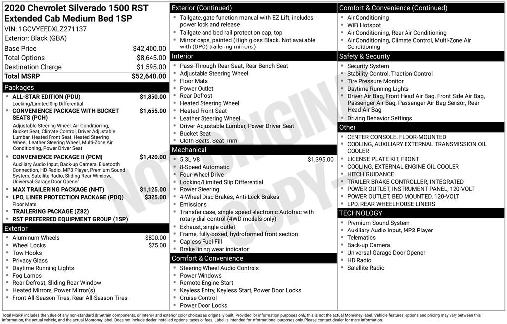 Used 2020 Chevrolet Silverado 1500 RST w/ All-Star Edition image 3