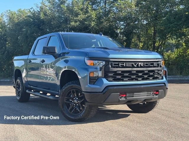 Certified 2024 Chevrolet Silverado 1500 Custom Trail Boss w/ LPO, Dark Essentials Package