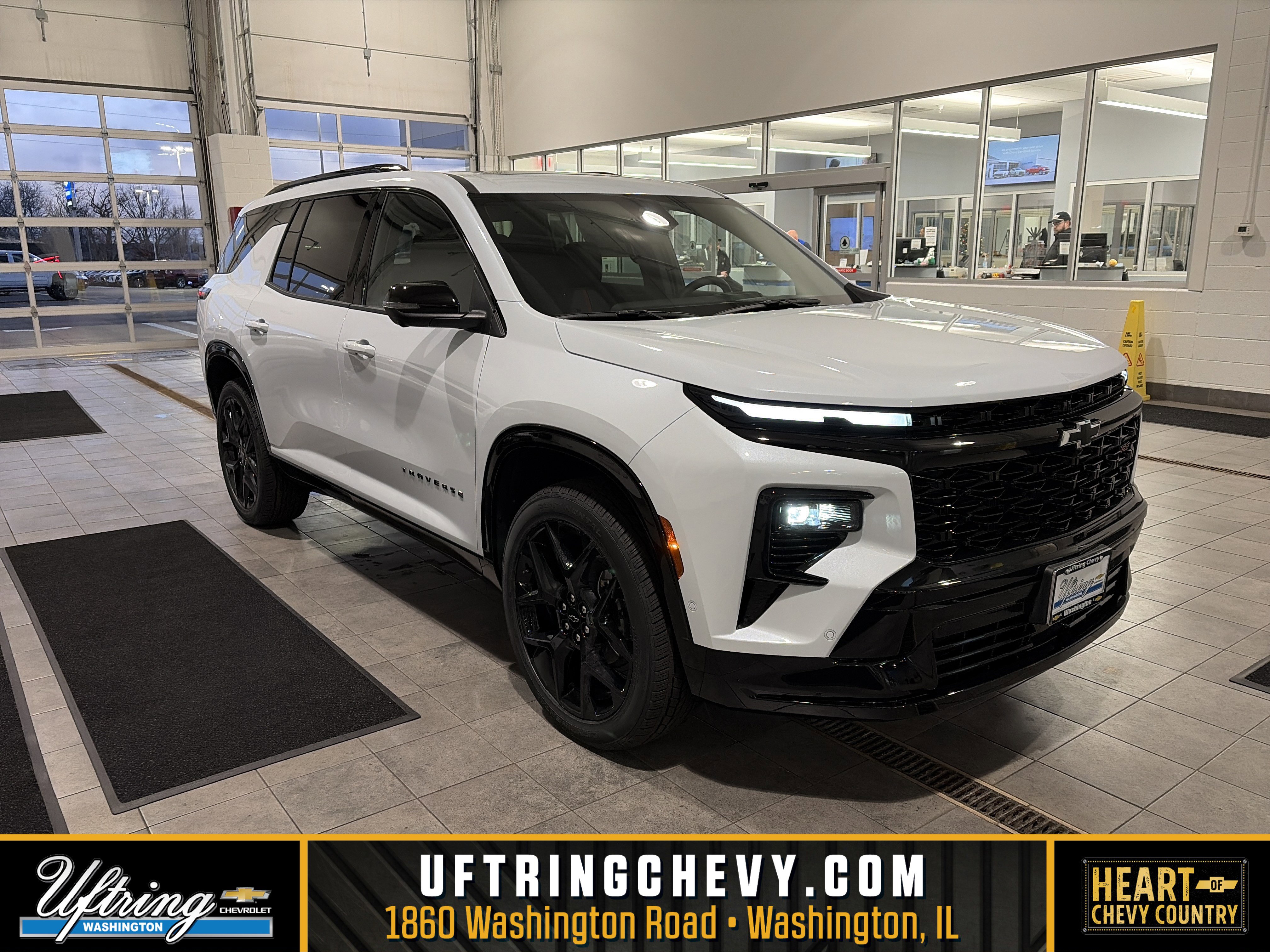 New 2026 Chevrolet Traverse RS w/ LPO, Floor Liner Package