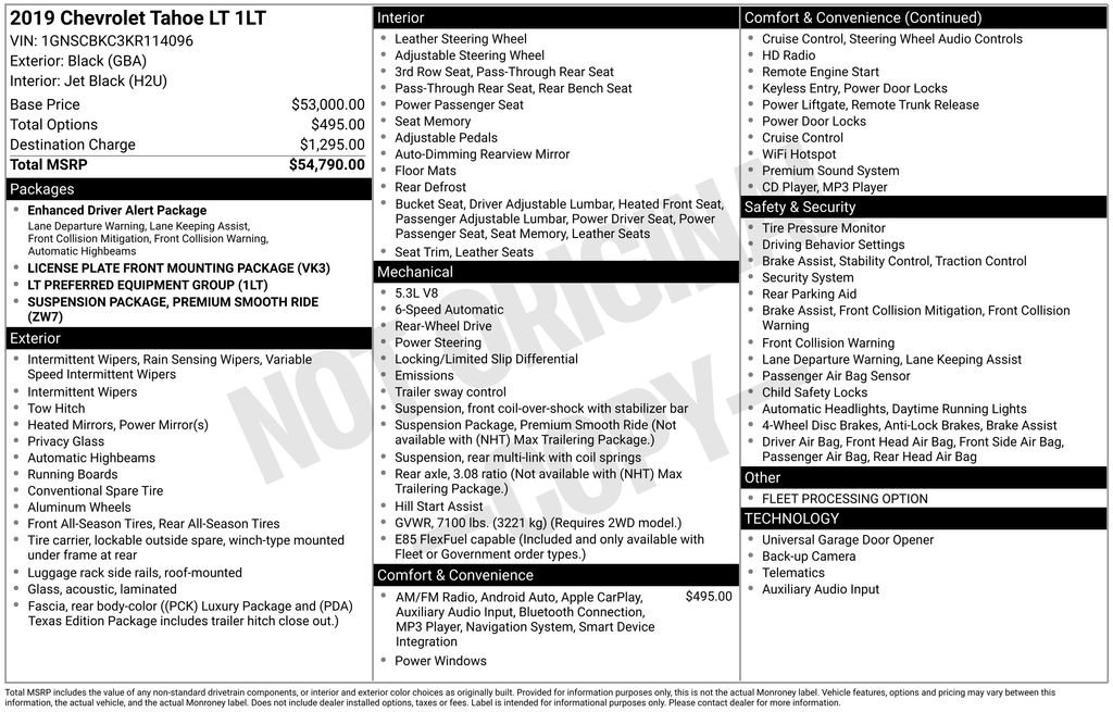 Used 2019 Chevrolet Tahoe LT image 3