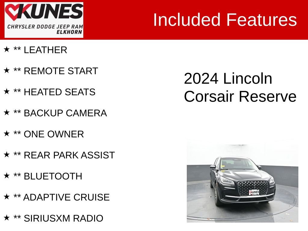 Used 2024 Lincoln Corsair Reserve image 2
