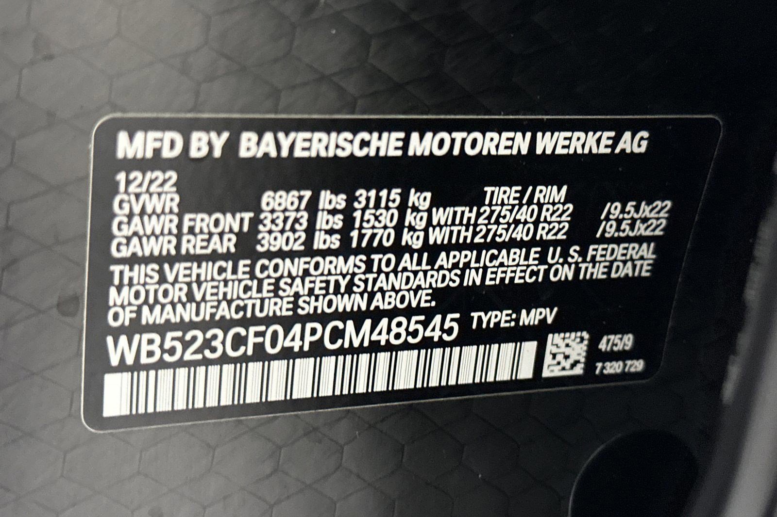 Used 2023 BMW iX xDrive50 w/ Premium Package AWD/4WD image 18