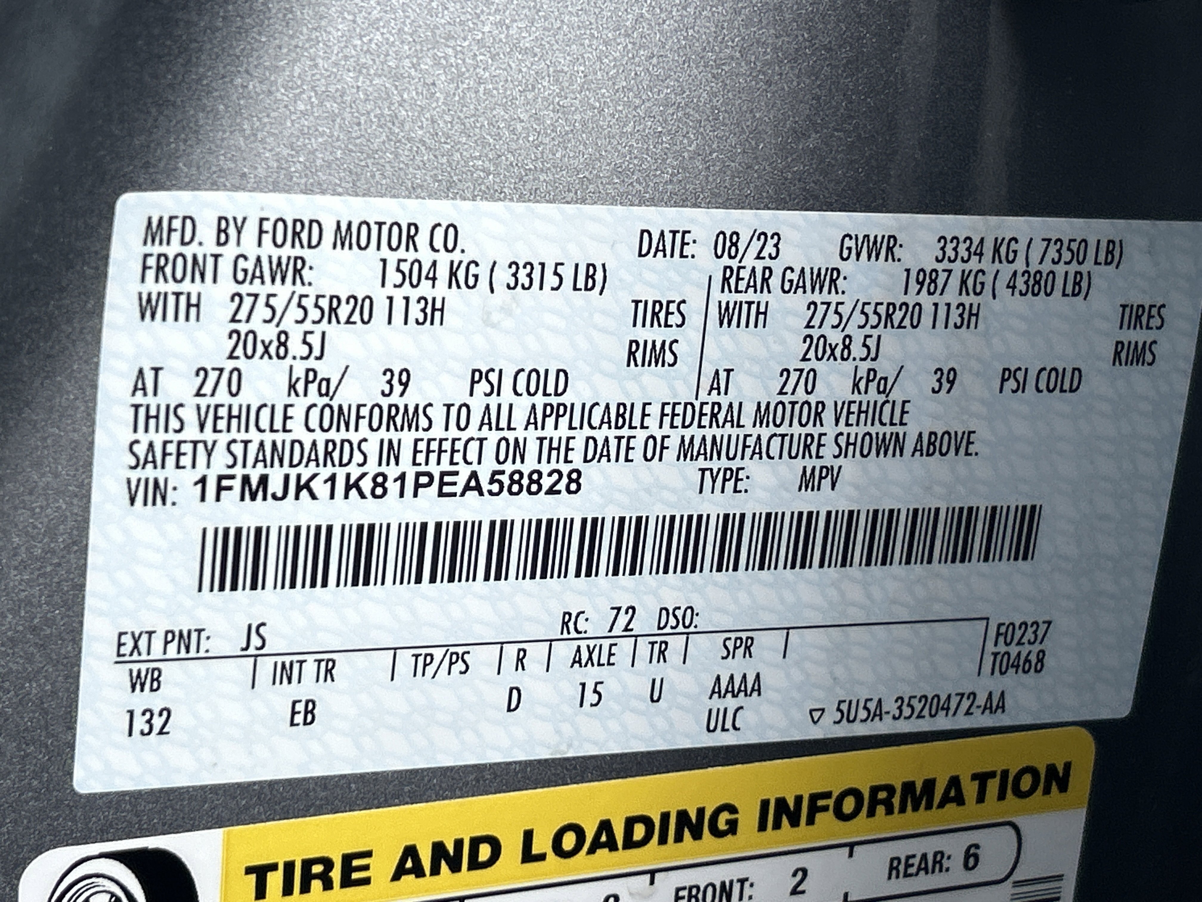 Used 2023 Ford Expedition Max Limited RWD image 16