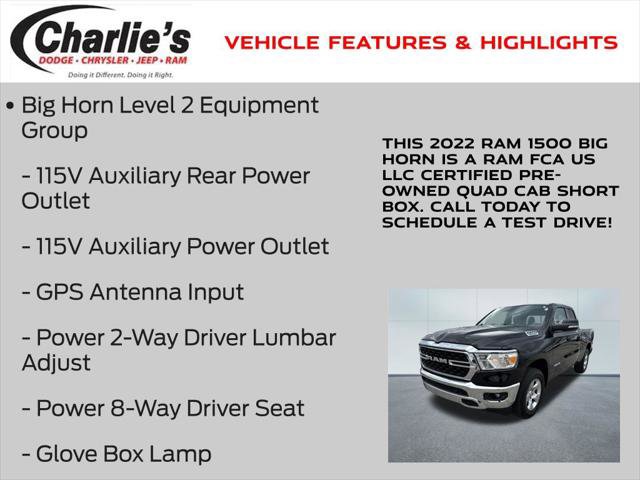 Certified 2022 RAM 1500 Big Horn image 19