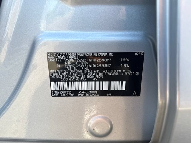 Used 2017 Toyota RAV4 LE w/ All Weather Liner Package AWD/4WD image 16