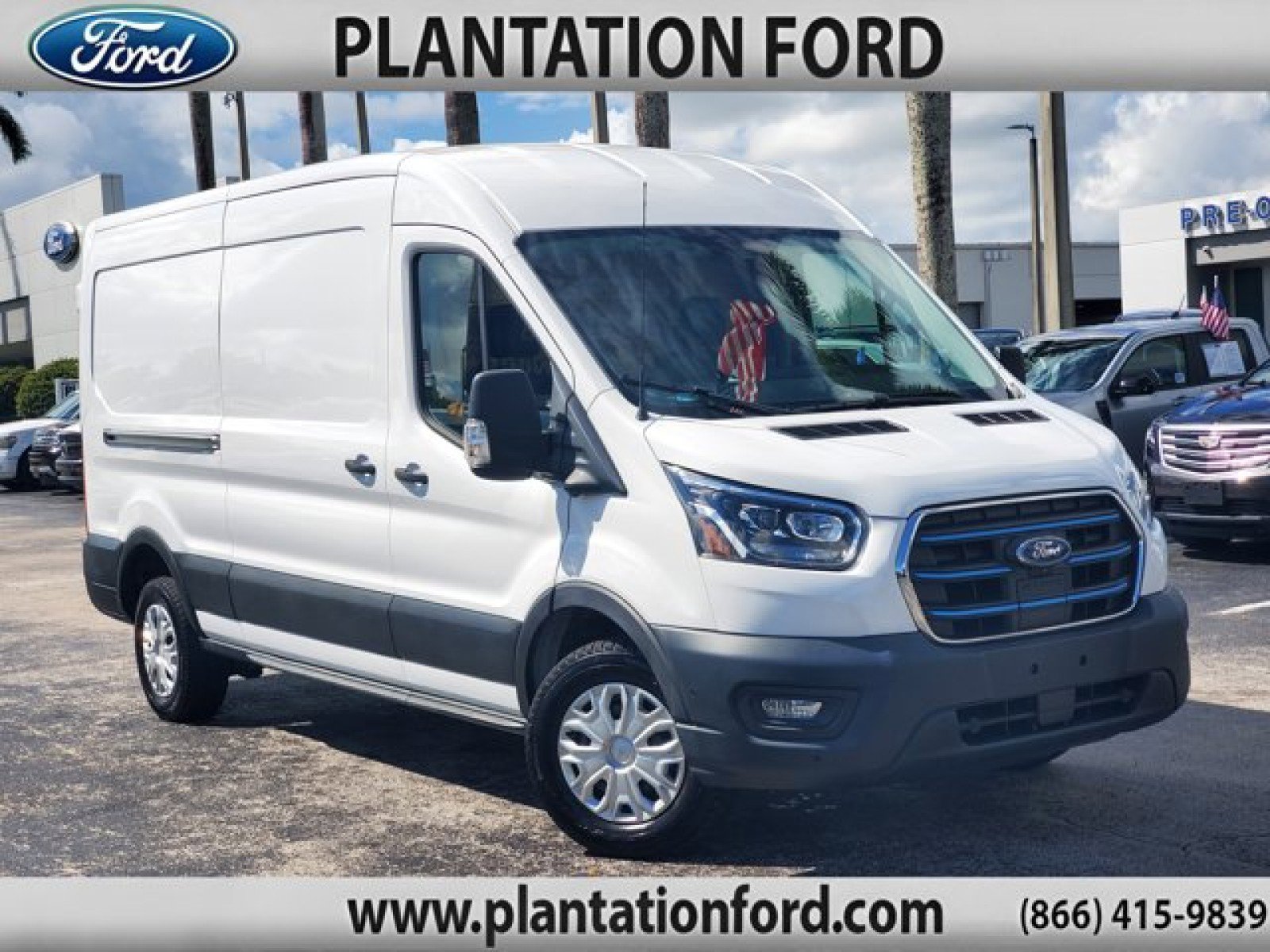 Used 2023 Ford E-Transit Medium Roof w/ Load Area Protection Package