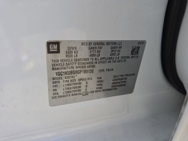 Used 2016 Chevrolet Silverado 2500 W/T w/ WT Convenience Package AWD/4WD image 31
