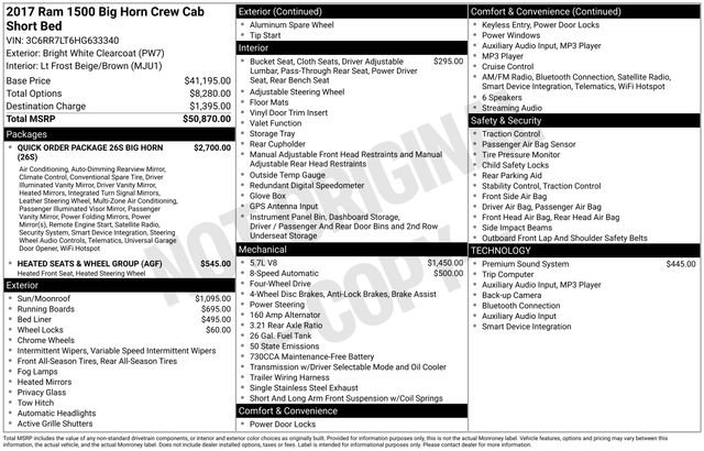 Used 2017 RAM 1500 Big Horn image 5