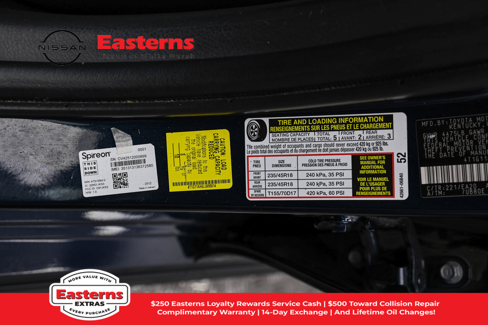 Used 2020 Toyota Camry SE w/ Protection Package (Q2) FWD image 34