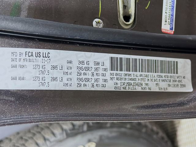 Used 2018 Jeep Cherokee Trailhawk w/ Quick Order Package 25L image 30