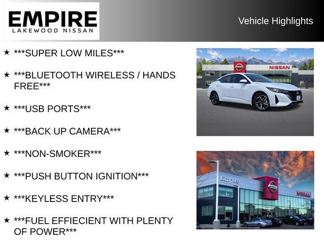 Used 2024 Nissan Sentra SV w/ All-Weather Package FWD image 2
