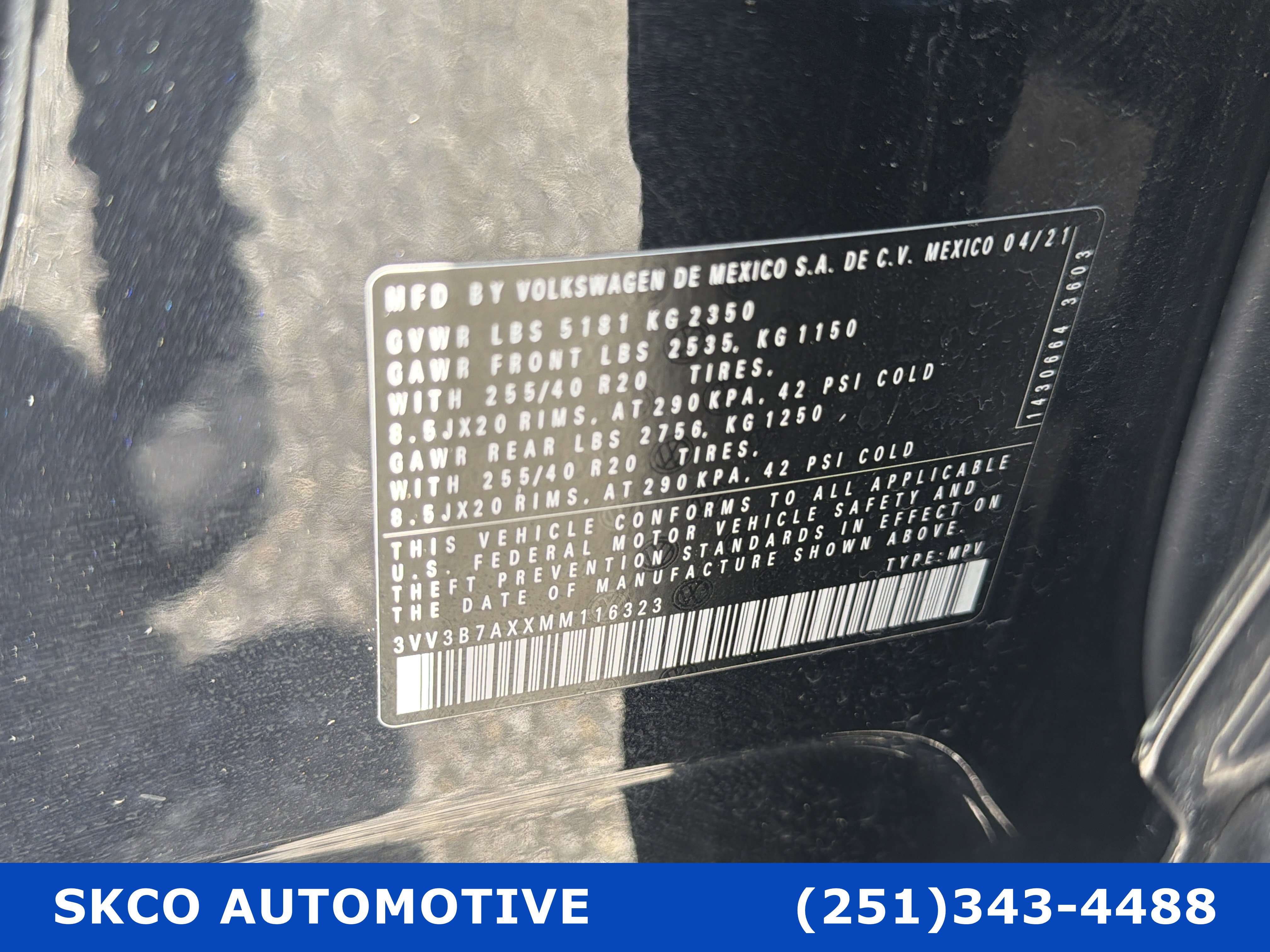 Used 2021 Volkswagen Tiguan SE FWD image 30