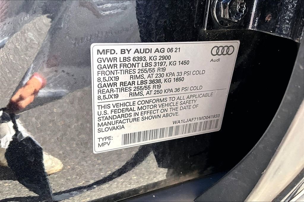 Used 2021 Audi Q7 2.0T Premium Plus w/ Premium Plus Package image 14