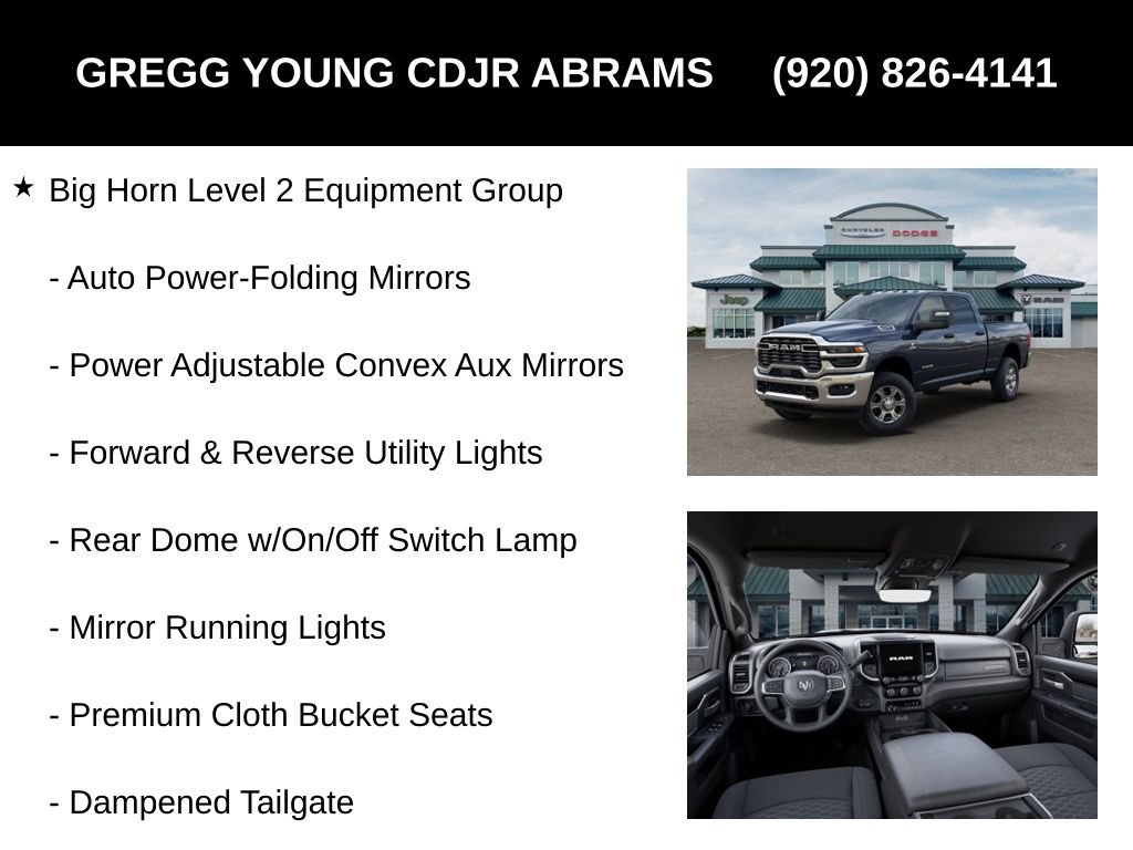 New 2025 RAM 2500 Big Horn image 25