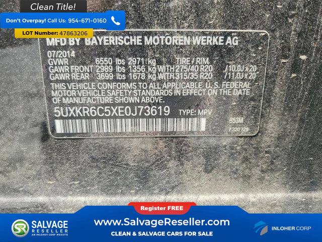 Used 2014 BMW X5 xDrive50i AWD/4WD image 17