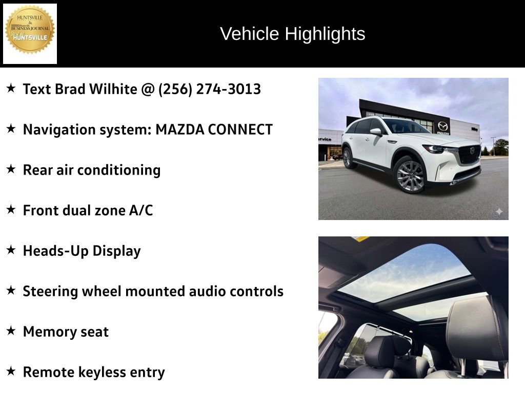 Certified 2026 MAZDA CX-90 3.3 Turbo w/ Premium Plus Pkg image 6