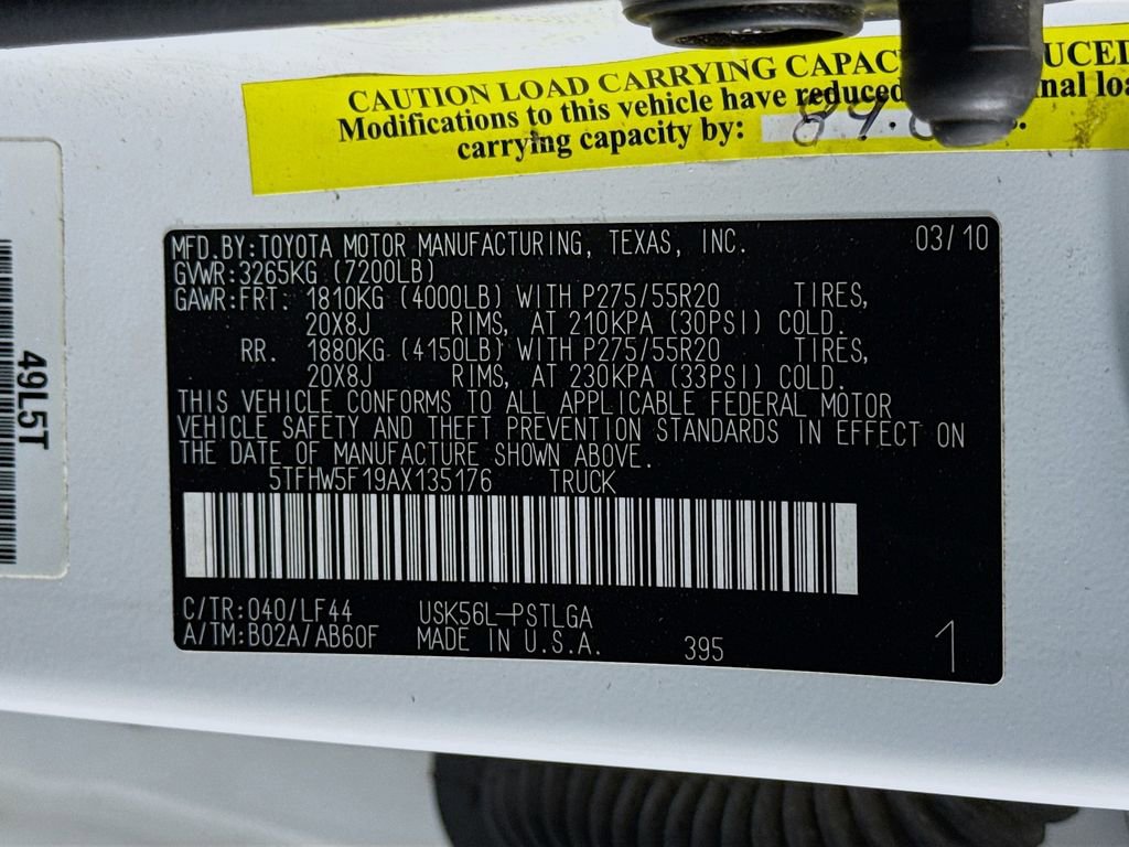 Used 2010 Toyota Tundra Limited image 33