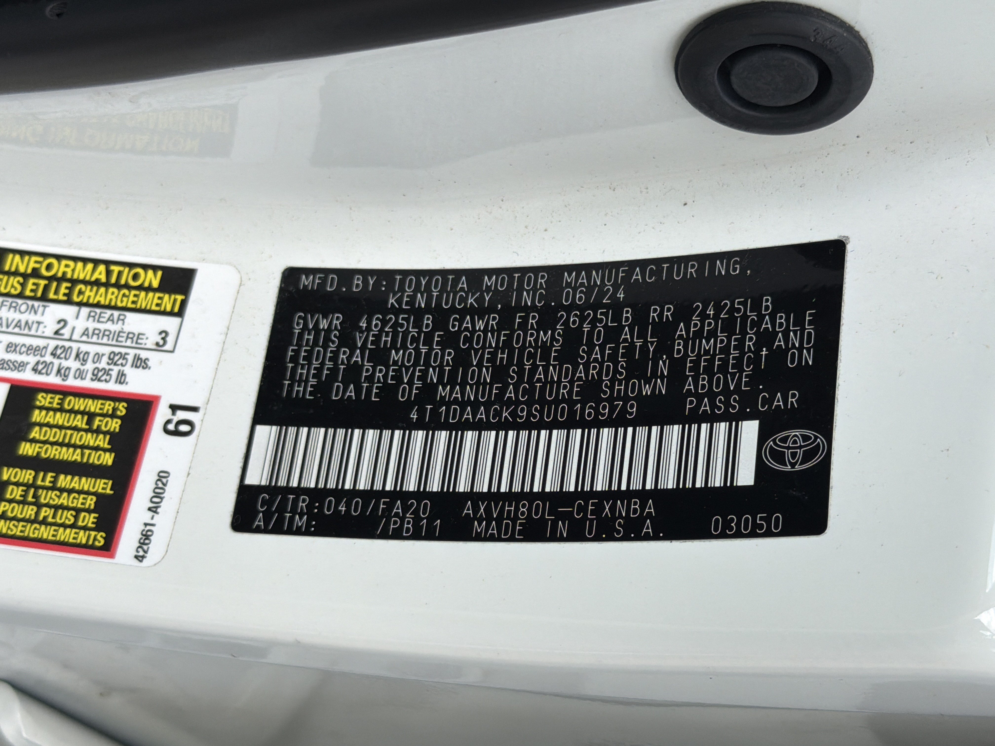 Certified 2025 Toyota Camry LE FWD image 30