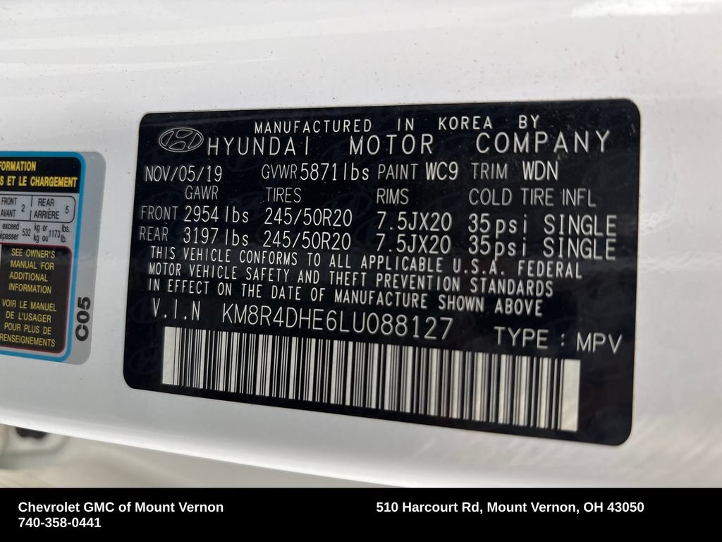 Used 2020 Hyundai Palisade SEL w/ Premium Package AWD/4WD image 33