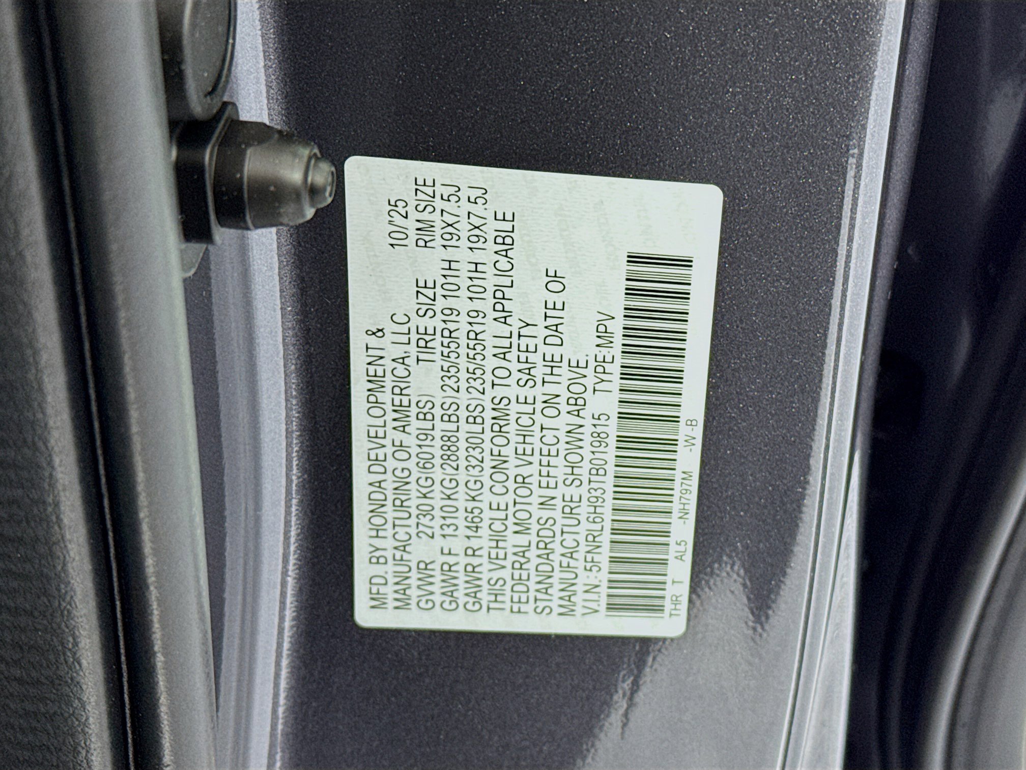 New 2026 Honda Odyssey Elite image 36