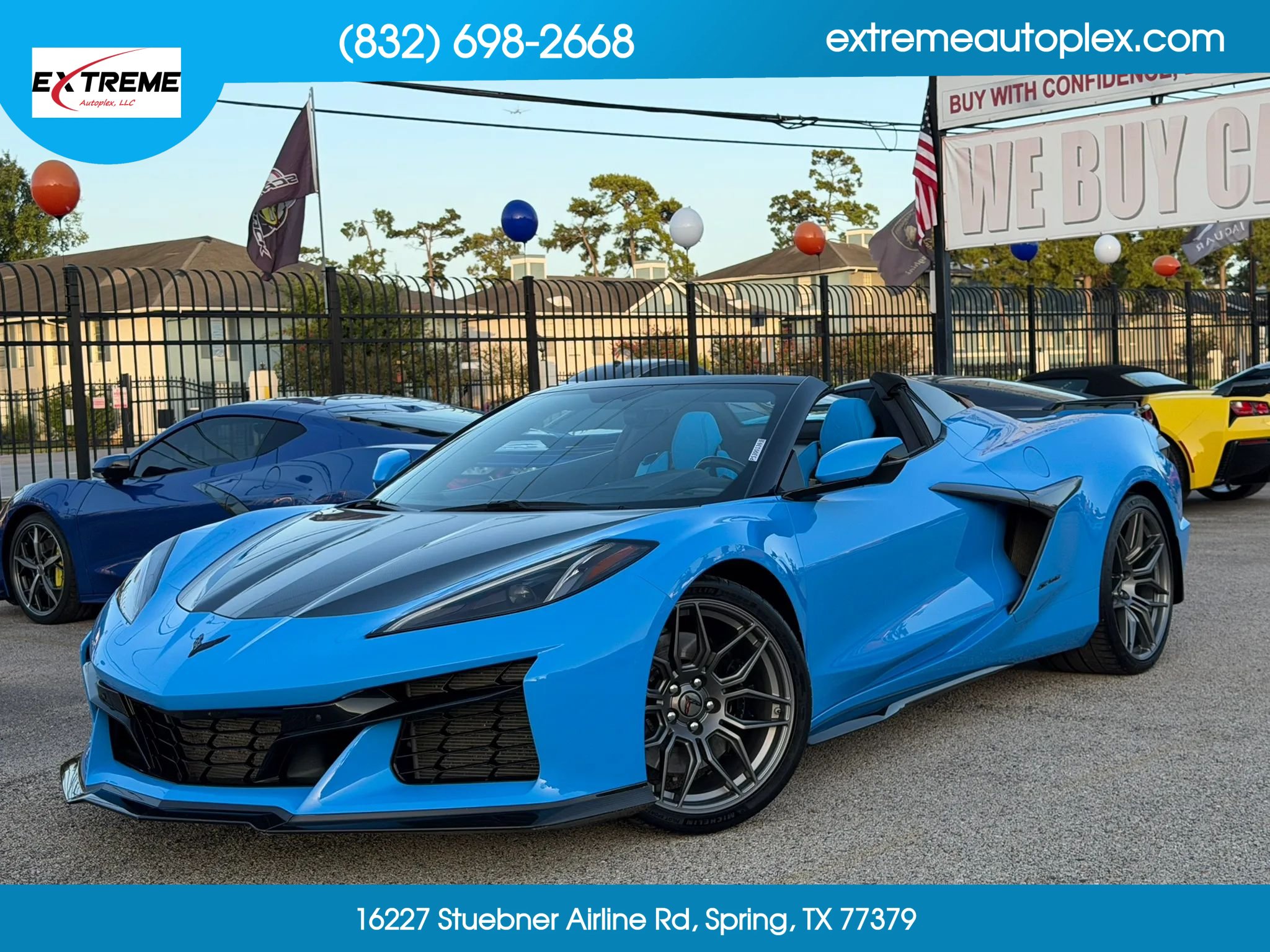 Used 2023 Chevrolet Corvette Z06 w/ Chrome Exterior Badge Package