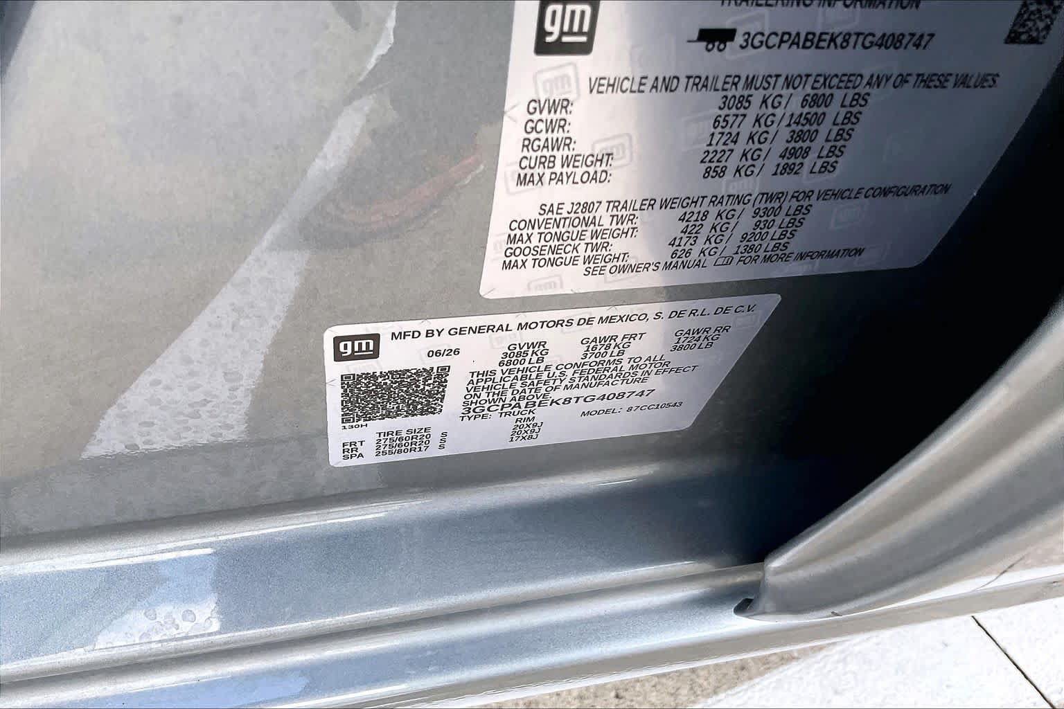 Used 2026 Chevrolet Silverado 1500 Custom RWD image 36