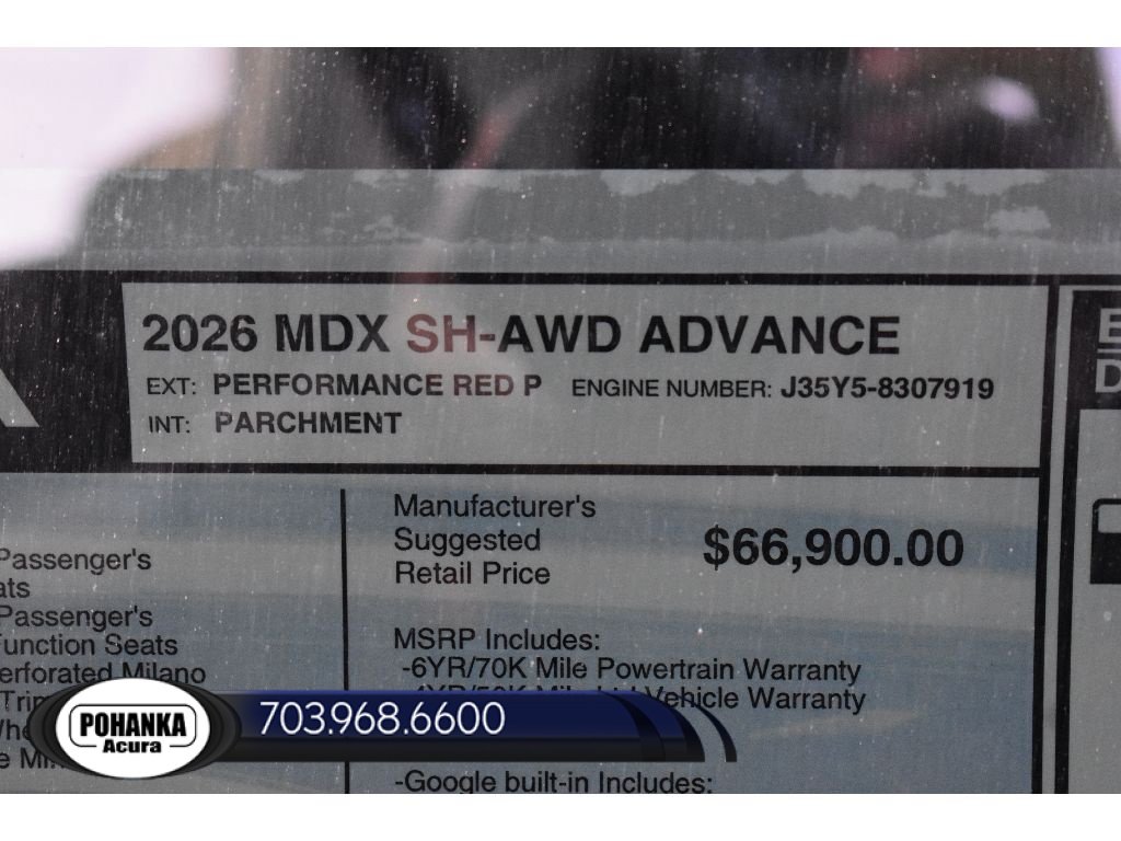 New 2026 Acura MDX w/ Advance Package AWD/4WD image 40