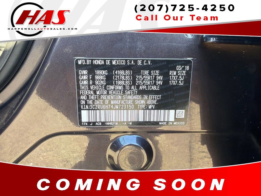 Used 2018 Honda HR-V EX-L image 13