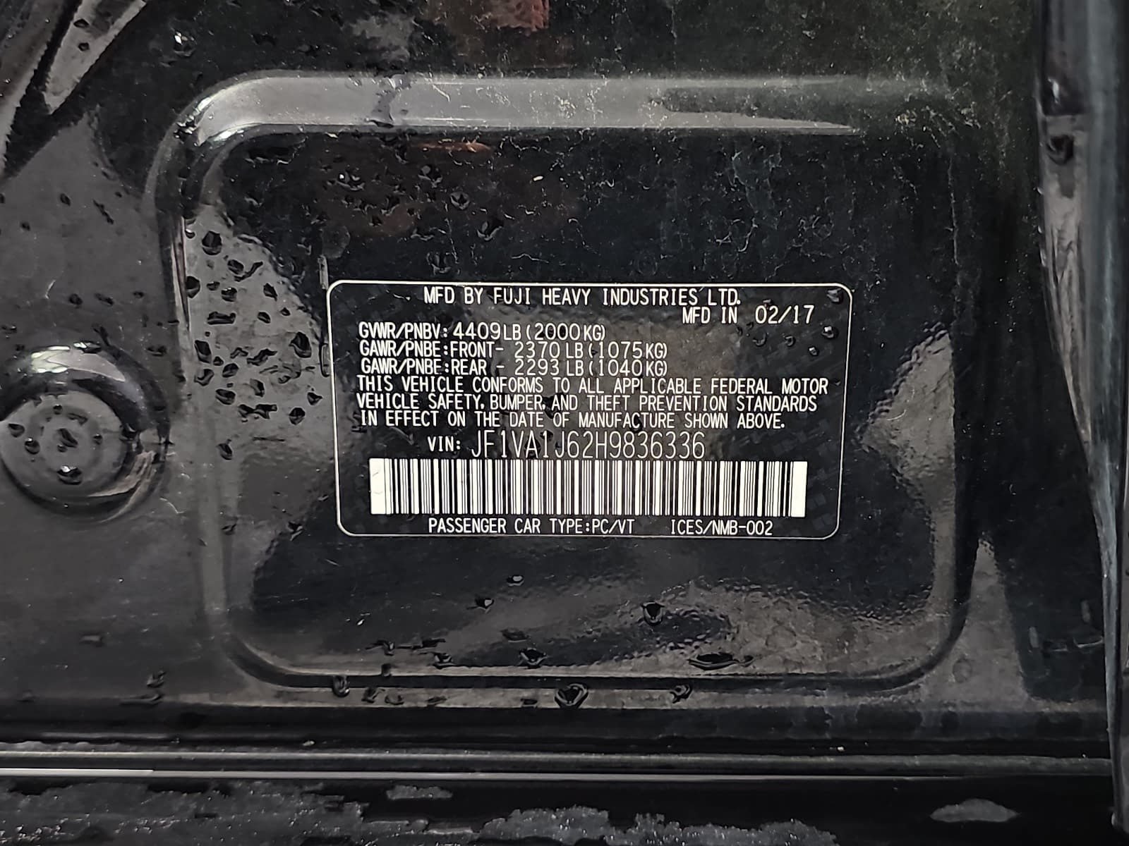 Used 2017 Subaru WRX Limited AWD/4WD image 31