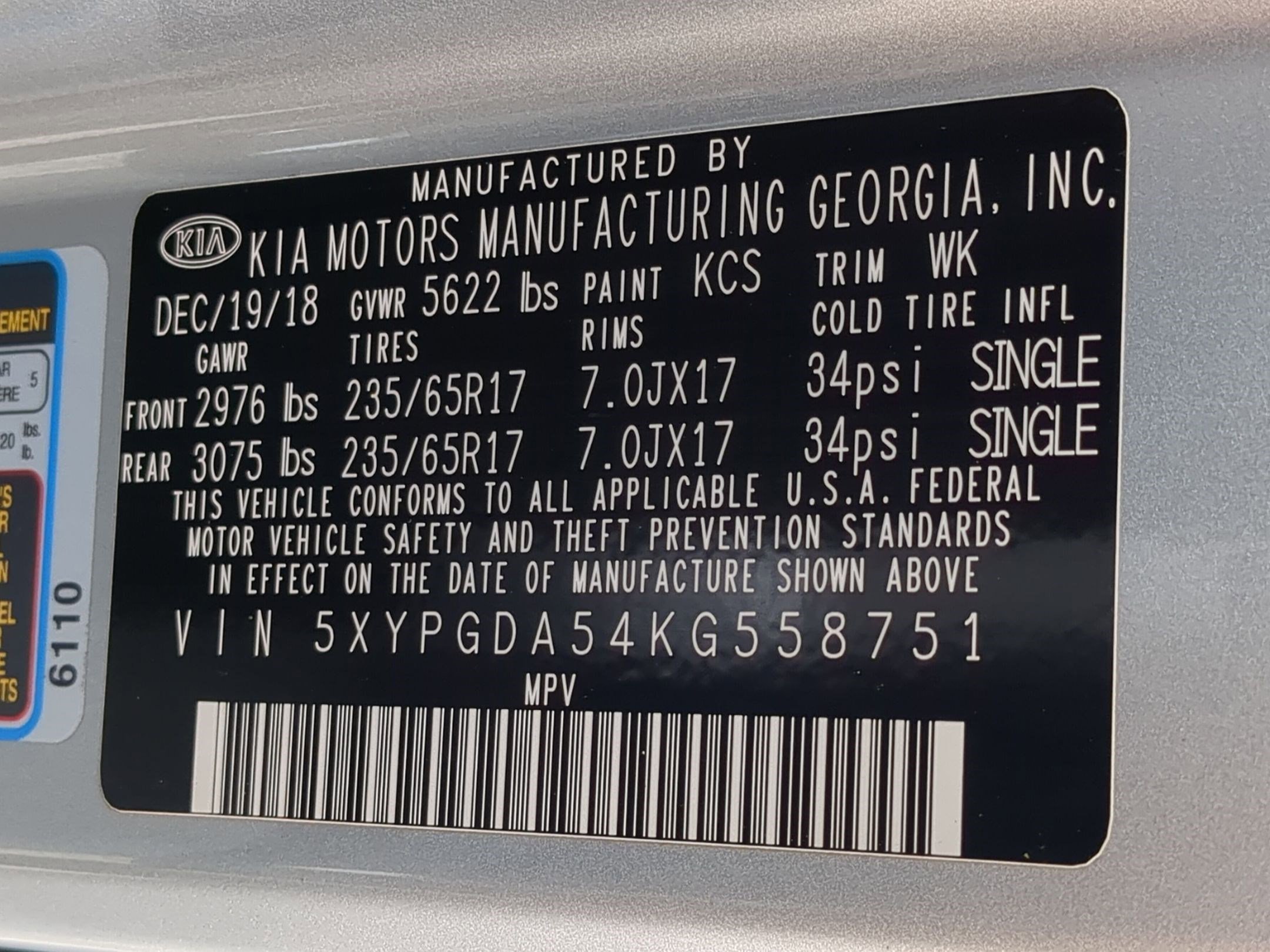 Used 2019 Kia Sorento LX V6 image 35