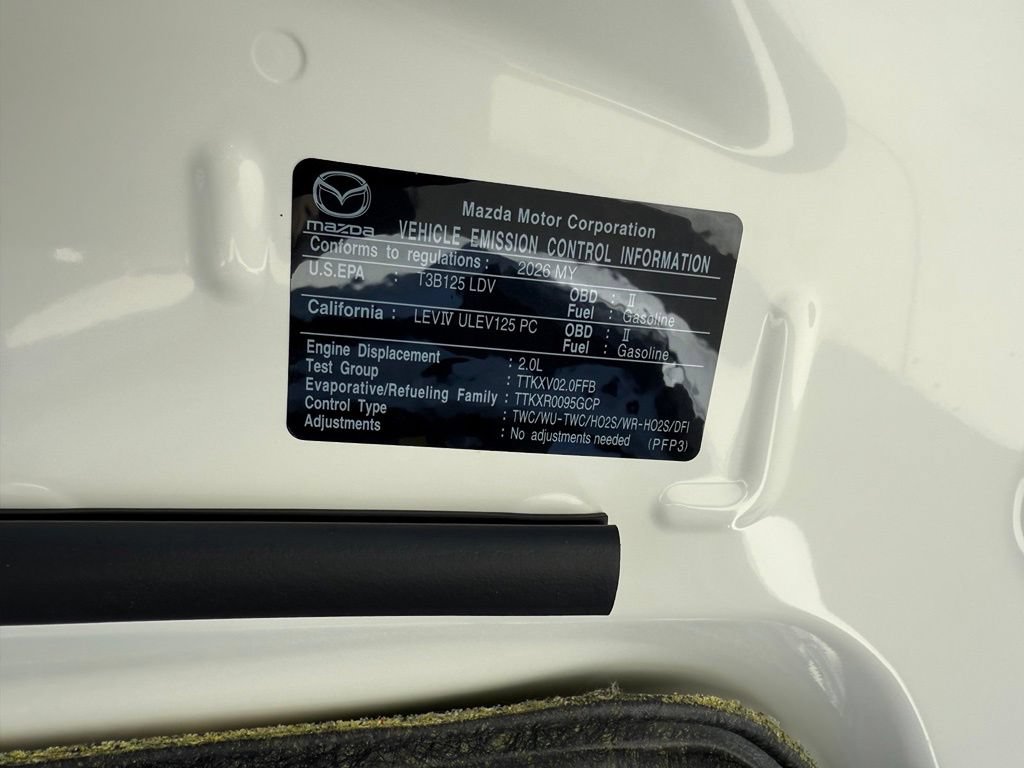 New 2026 MAZDA MX-5 Miata RF Grand Touring w/ Weather Package RWD image 35