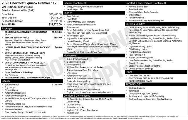 Certified 2023 Chevrolet Equinox Premier AWD/4WD image 40
