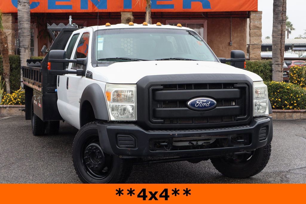 Used 2011 Ford F550 4x4 Crew Cab Super Duty w/ Payload Upgrade Pkg image 2