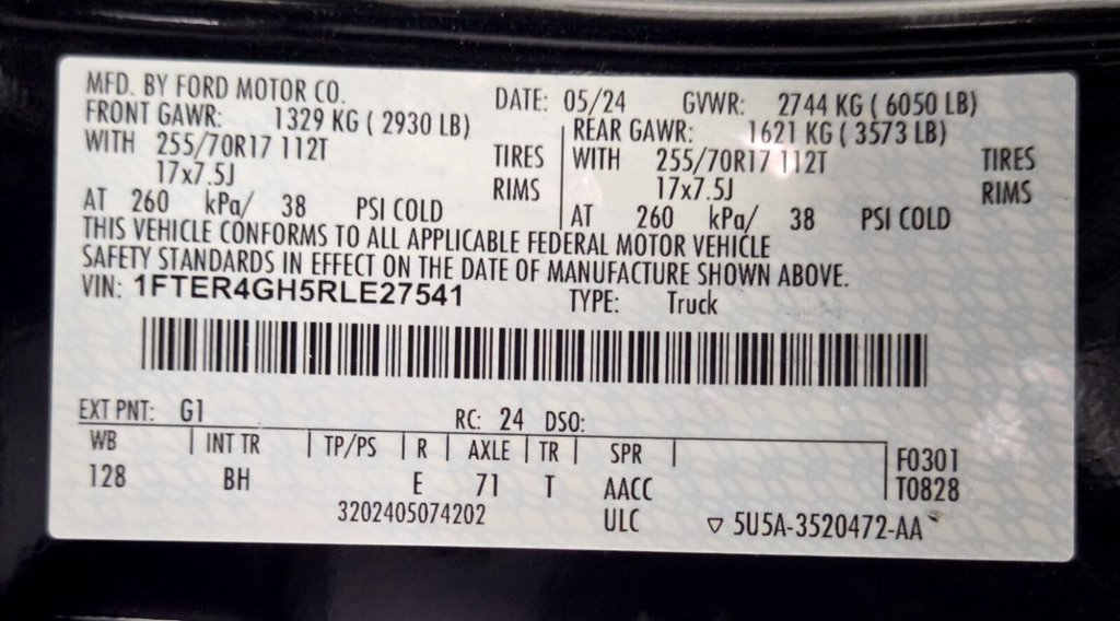 Used 2024 Ford Ranger XLT RWD image 33