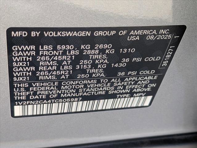 New 2026 Volkswagen Atlas SEL Premium R-Line image 17