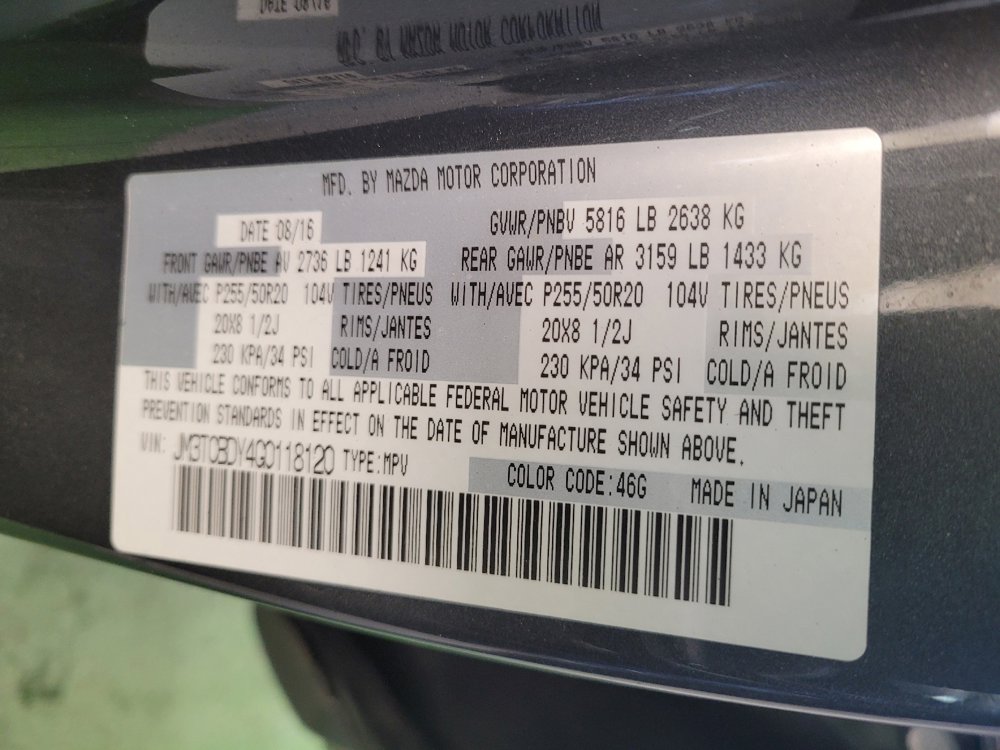 Used 2016 MAZDA CX-9 Grand Touring image 33