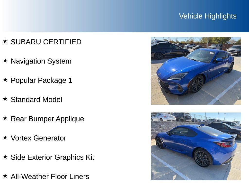 Used 2024 Subaru BRZ Limited w/ Popular Package 1 image 5
