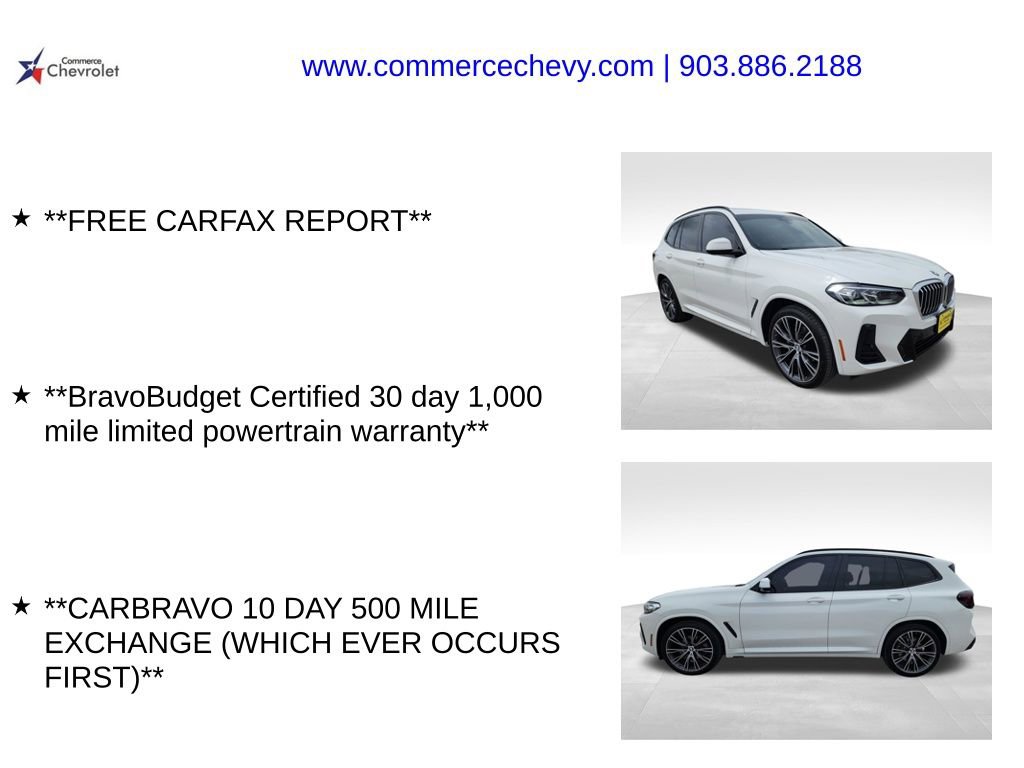Used 2022 BMW X3 sDrive30i w/ M Sport Package 2 RWD image 5