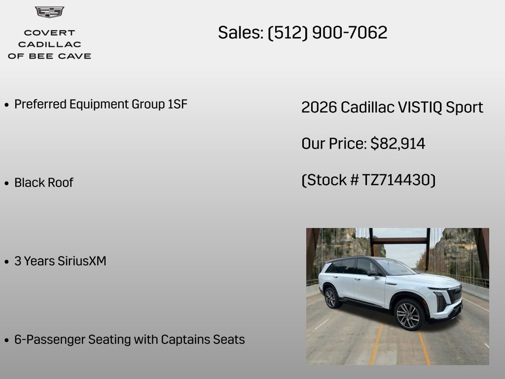 New 2026 Cadillac Vistiq Premium Luxury AWD/4WD image 6