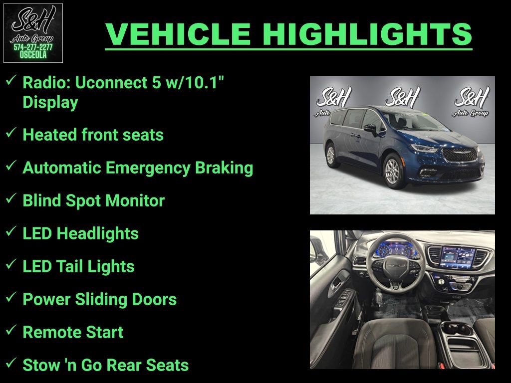 Used 2024 Chrysler Pacifica Touring image 3