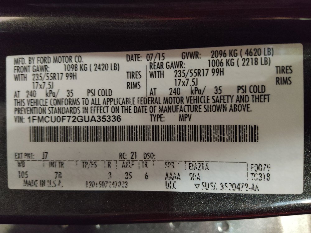 Used 2016 Ford Escape S FWD image 33