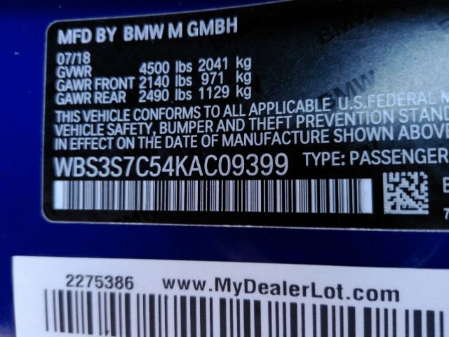 Used 2019 BMW M4 CS w/ Executive Package image 48