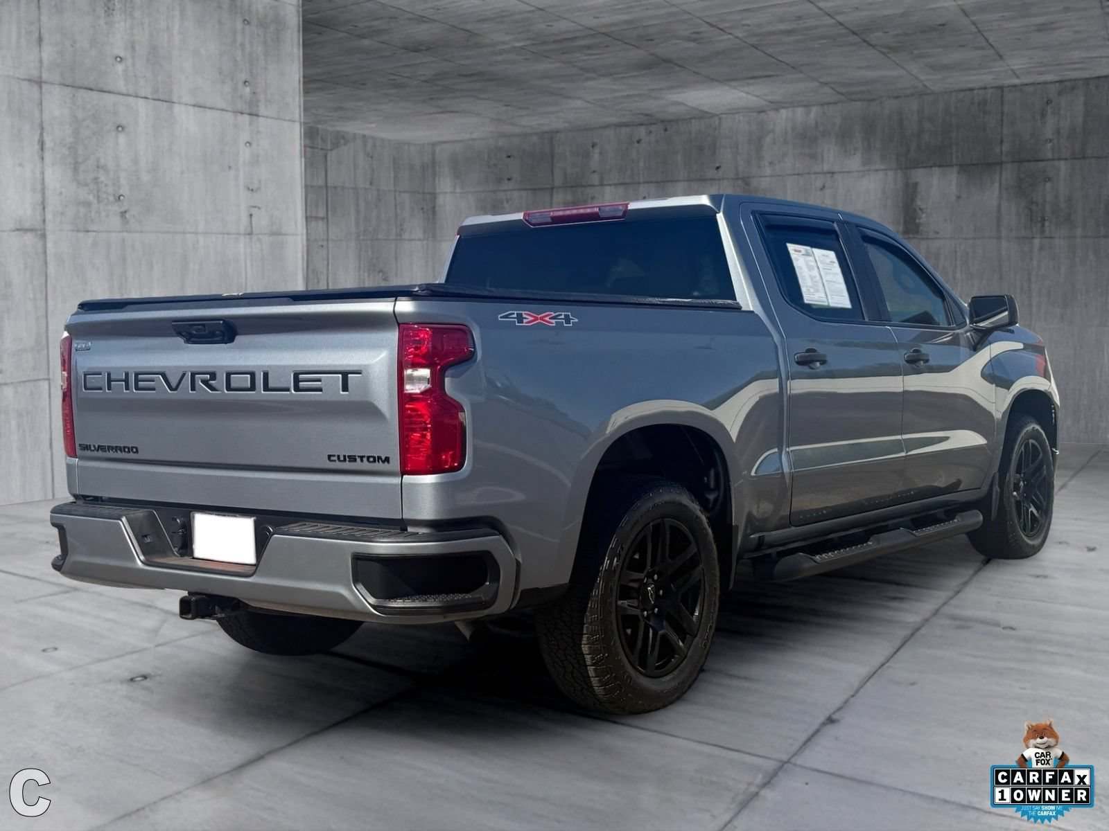 Certified 2024 Chevrolet Silverado 1500 Custom w/ Turbomax Blackout Package AWD/4WD image 5