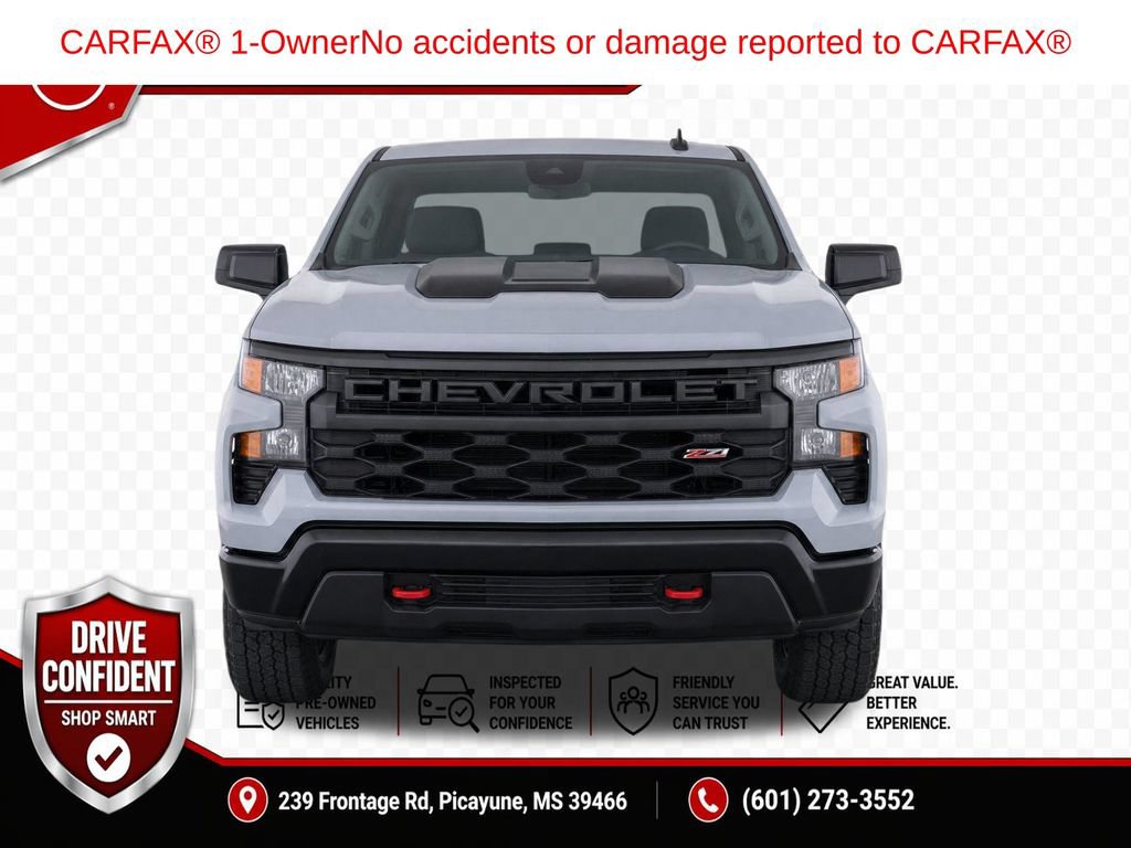 Used 2025 Chevrolet Silverado 1500 Custom Trail Boss w/ LPO, Dark Essentials Package AWD/4WD image 10