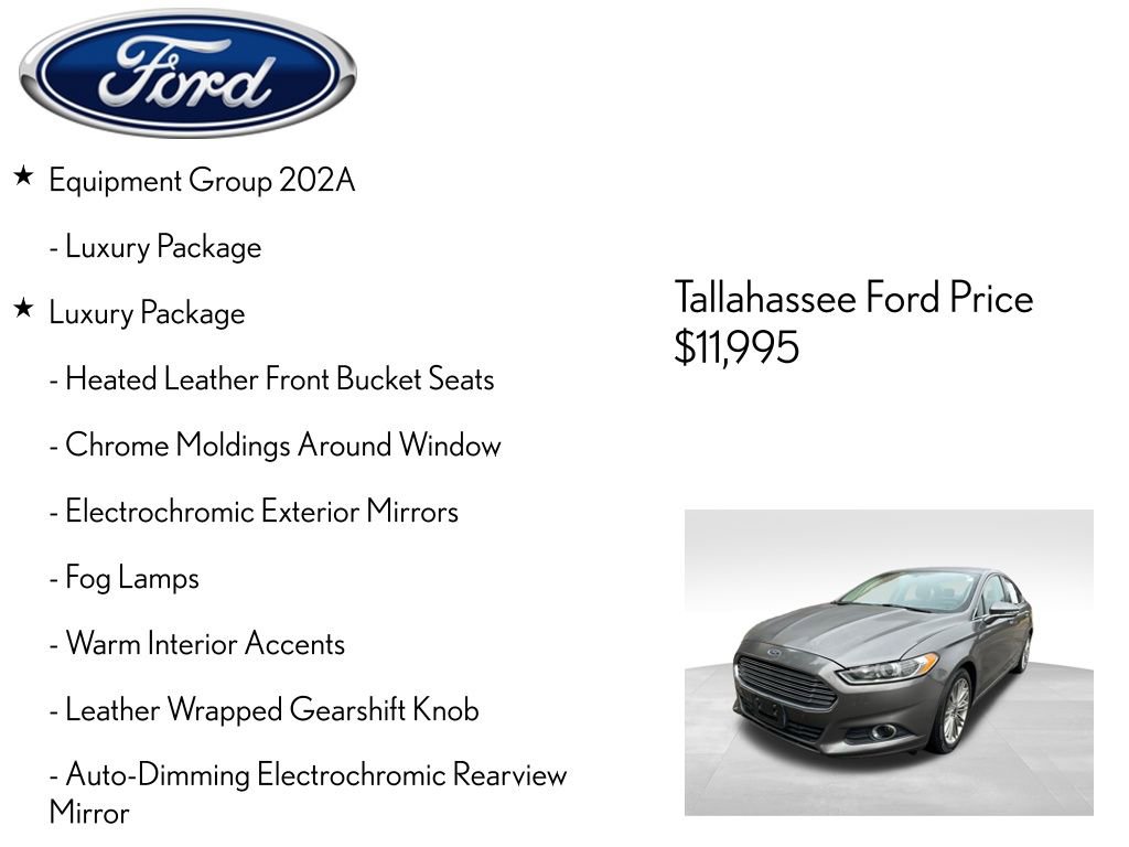 Used 2014 Ford Fusion SE w/ Equipment Group 202A image 4