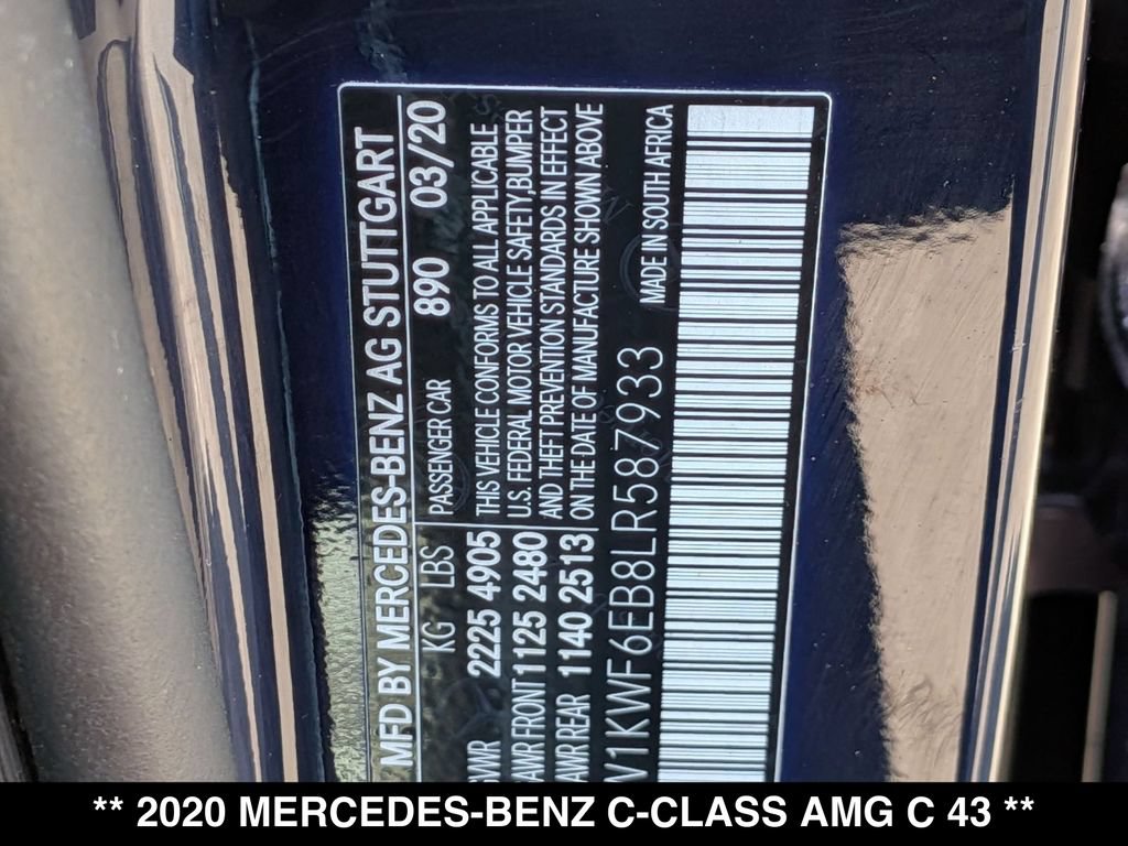 Used 2020 Mercedes-Benz C 43 AMG 4MATIC Sedan image 29