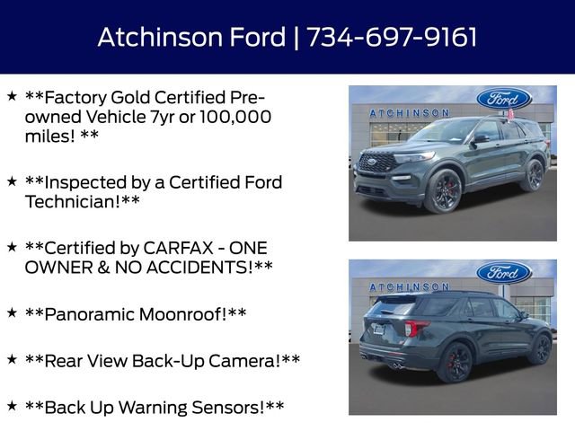 Certified 2024 Ford Explorer ST w/ Equipment Group 401A AWD/4WD image 4